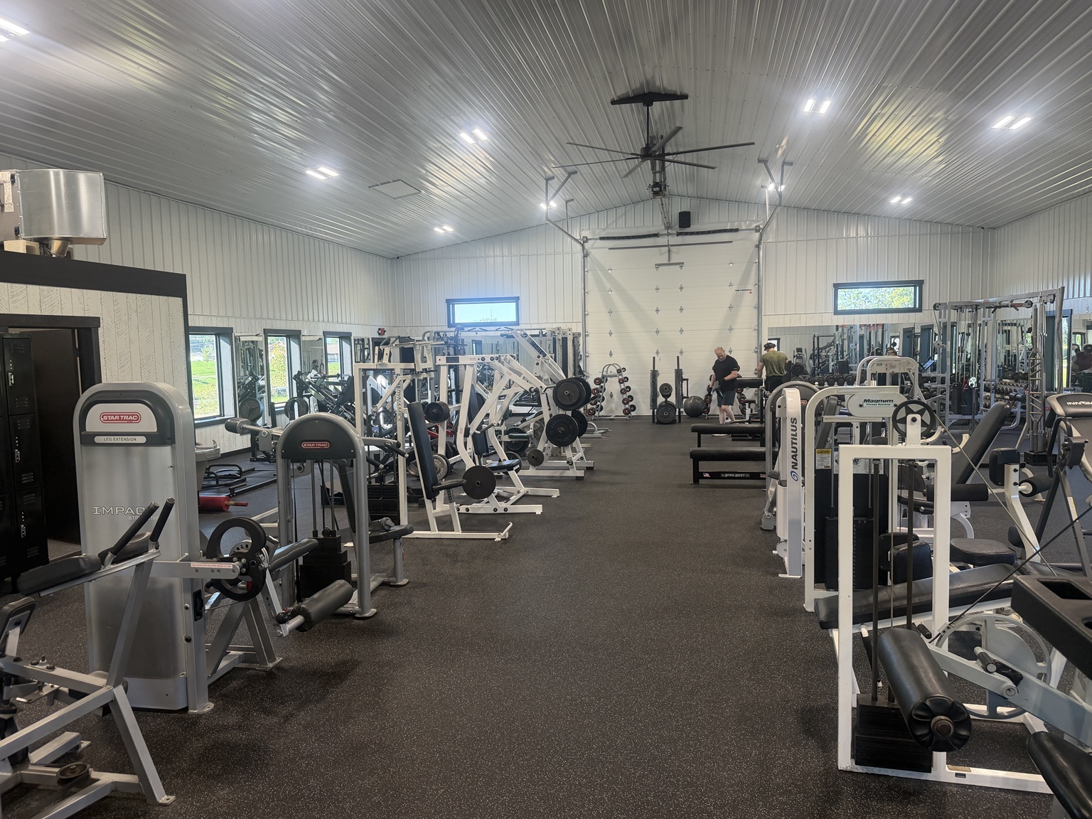 View down the main gym floor